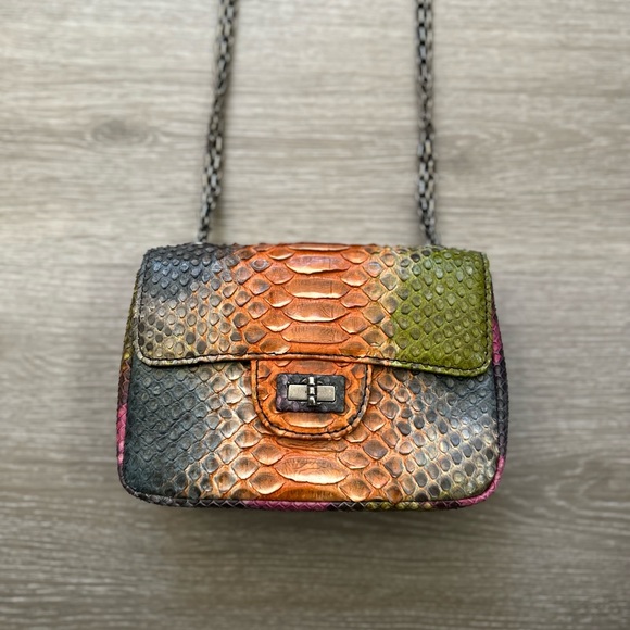 Crocodile Multi Color Bag - Picture 3 of 10
